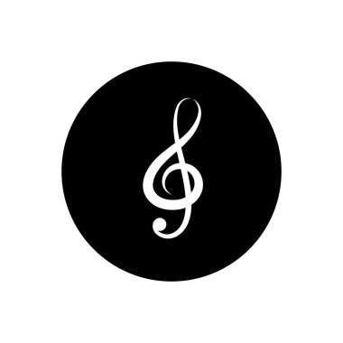 Not simge vektör illüstrasyon tasarımı