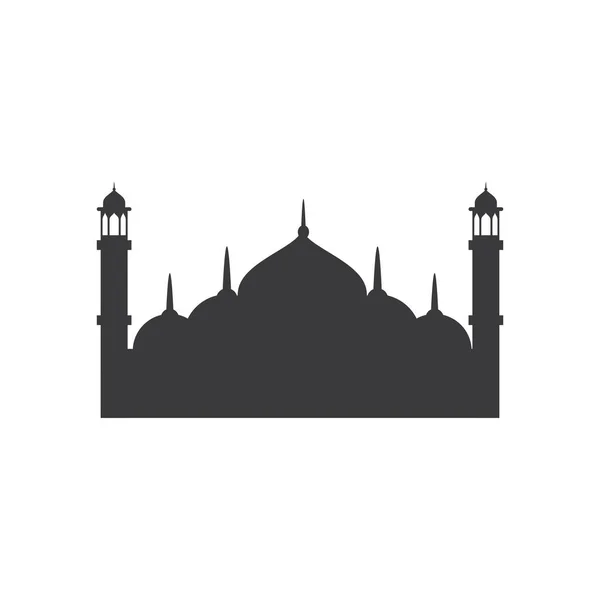Muslimské vektorové ikony ilustrace — Stockový vektor