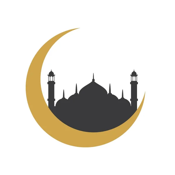 Icono musulmán vector Ilustración — Vector de stock