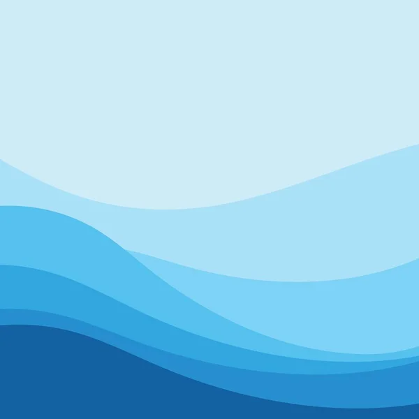Abstrato Fundo de design de onda de água — Vetor de Stock