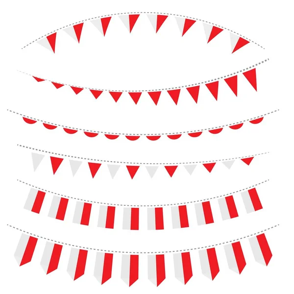 Endonezya bayrağı illüstrasyon vektör