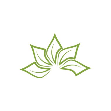 Güzellik çiçek vektör simgesi tasarımı