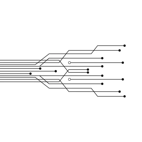 Circuit vector illustratie — Stockvector