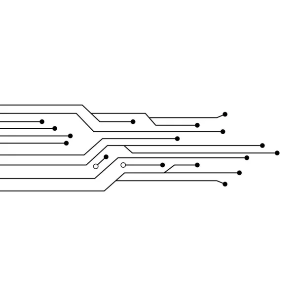 Illustrazione vettoriale circuito — Vettoriale Stock