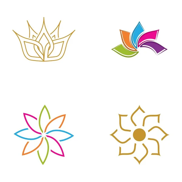 Beauty flower vector icon — Stock Vector