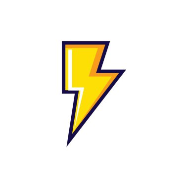 Bolt simgesi Vektör İllüstrasyon Tasarım Logo şablonu