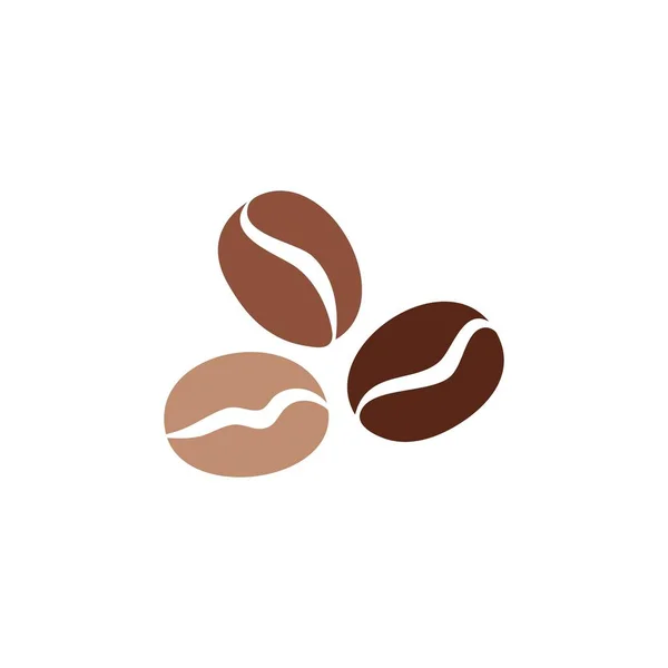 Icono de grano de café vector — Vector de stock