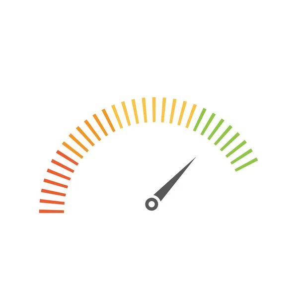 スピード メーターのベクトル図 — ストックベクタ