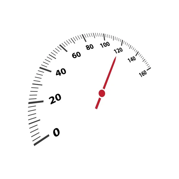 スピード メーターのベクトル図 — ストックベクタ
