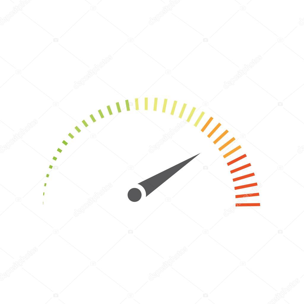 Speedometer vector illustration icon design