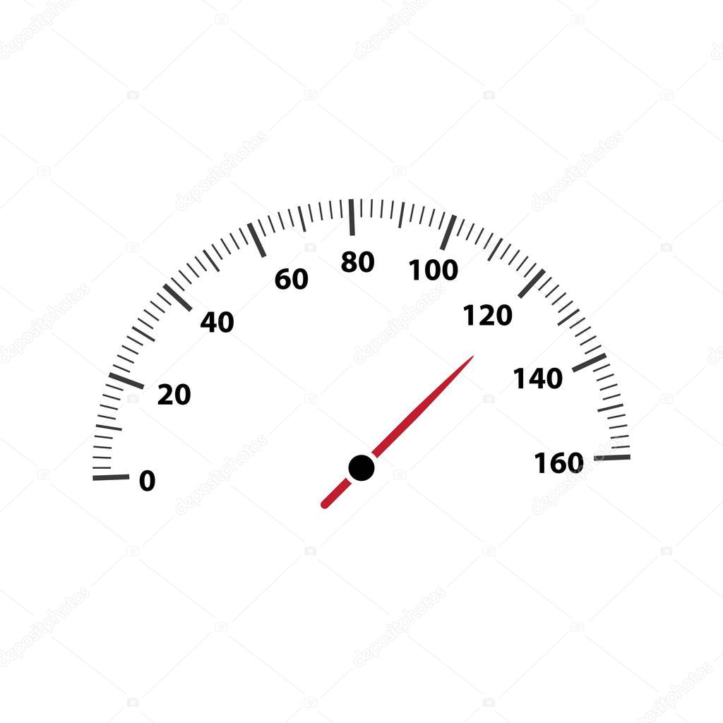 Speedometer vector illustration icon design
