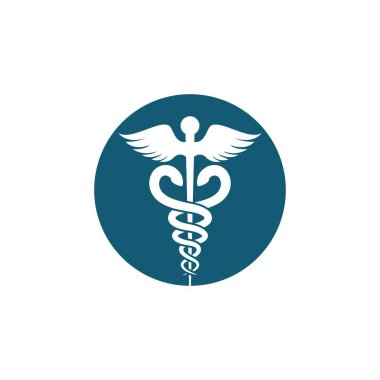 tıbbi yılan vektör illüstrasyon