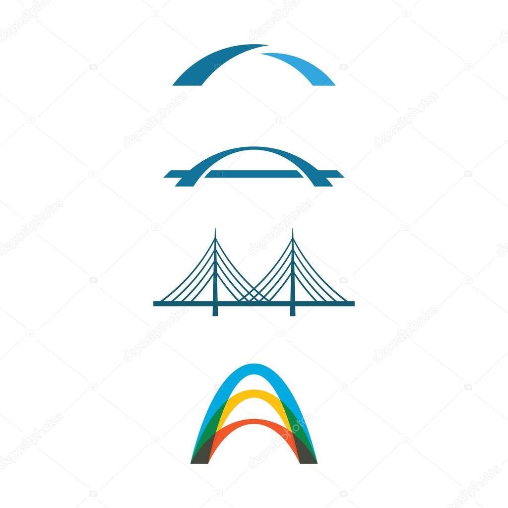 Bridge Logo Template vector icon