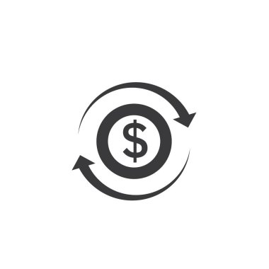 İş finans logo şablonu