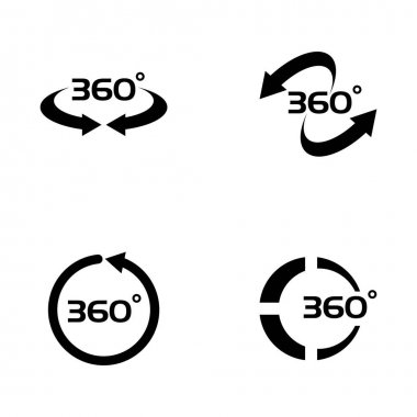 360 derece görüntü vektör simgeleri ile ilgili
