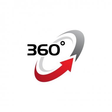 360 Degree View Related Vector Icons design template clipart svg vector 