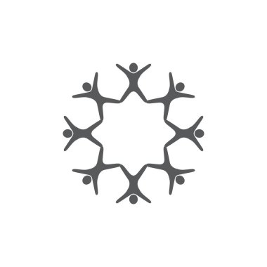 İnsanlar kutsal kişilerin resmi iş grubu vektör