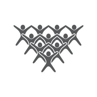 İnsanlar kutsal kişilerin resmi iş grubu vektör