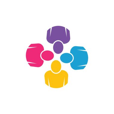 İnsanlar kutsal kişilerin resmi iş grubu vektör