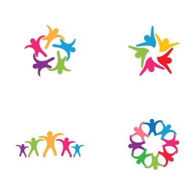 İnsanlar kutsal kişilerin resmi iş grubu vektör