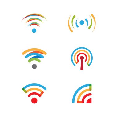 sinyal wi-fi illüstrasyon tasarımı