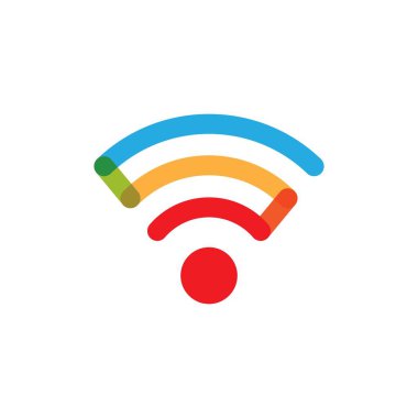 sinyal wi-fi illüstrasyon tasarımı