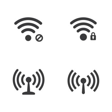 sinyal wi-fi illüstrasyon tasarımı