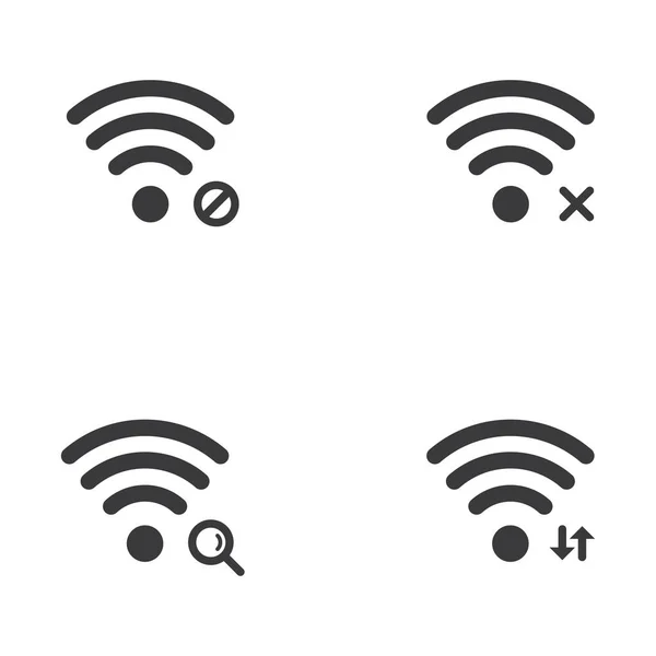 Señal wi-fi diseño de ilustración — Archivo Imágenes Vectoriales