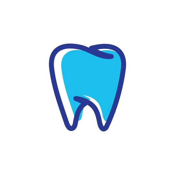 Modelo de logotipo dental Vector —  Vetores de Stock