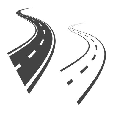 Yol vektör illüstrasyon tasarımı