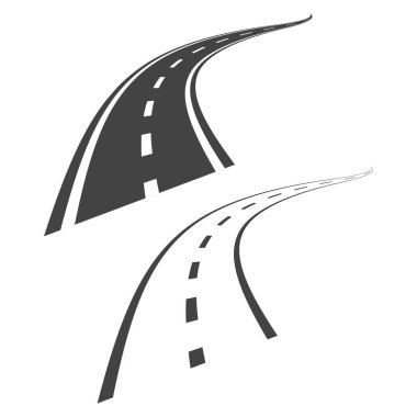 Yol vektör illüstrasyon tasarımı