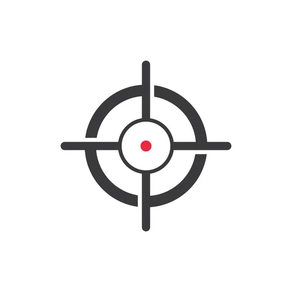 Illustrazione dell'icona vettoriale target — Vettoriale Stock