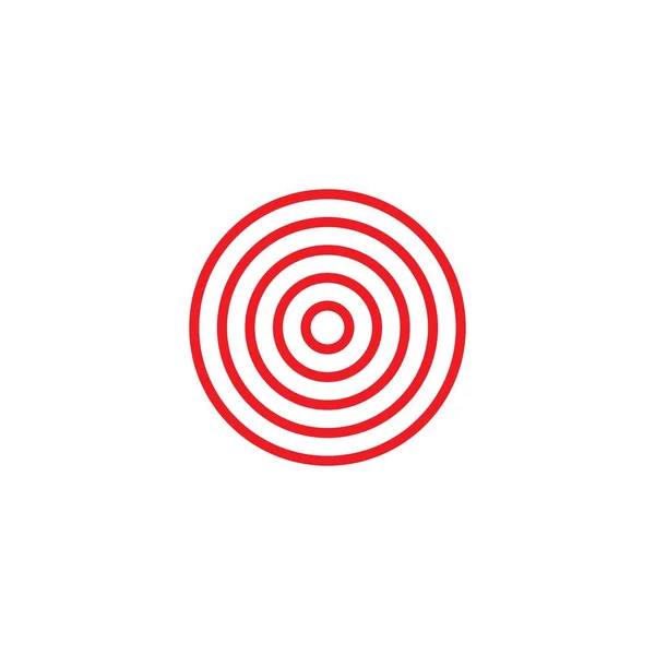 Target Vector icon illustration — Stock Vector