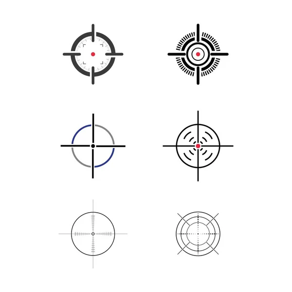 Target Vector Symbol Illustration Design Vorlage — Stockvektor