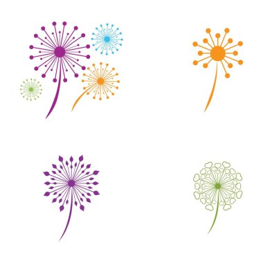 Karahindiba vektör simgesi tasarımı