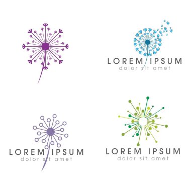 Karahindiba vektör simgesi tasarımı