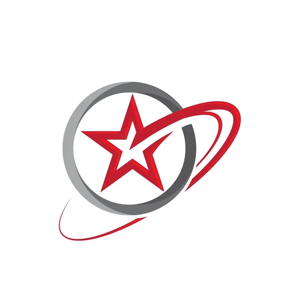 Gwiazda ikona szablon — Wektor stockowy