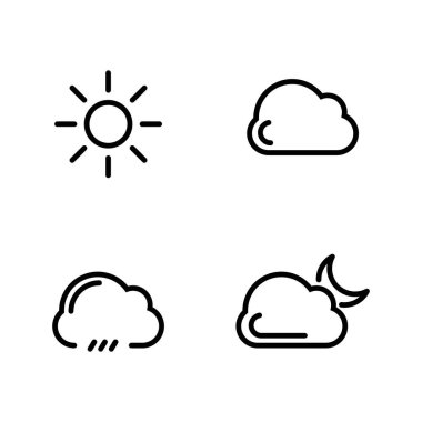 Bulut şablon vektör