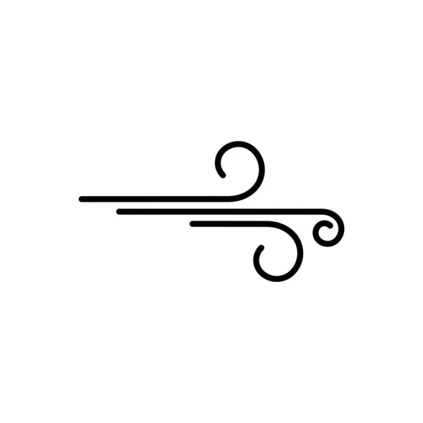 Šablona návrhu ikony větru — Stockový vektor