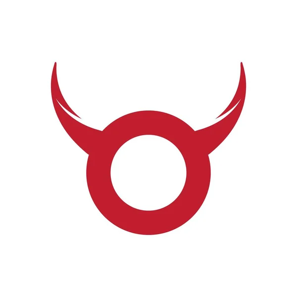 Diablo cuerno Vector icono de diseño — Vector de stock