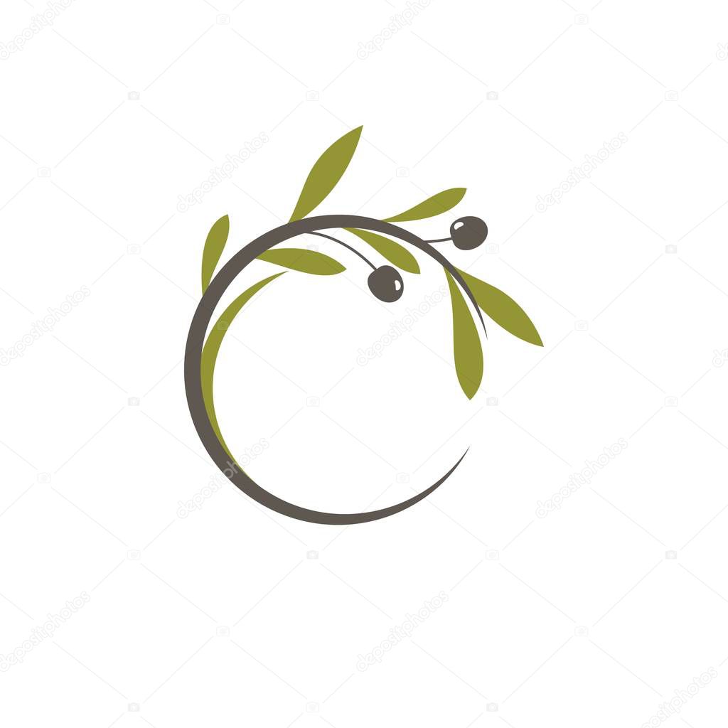 Olive icon vector illustration design template