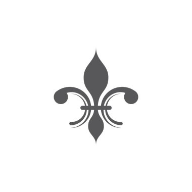 Fleur de lis vektör simgesi tasarımı