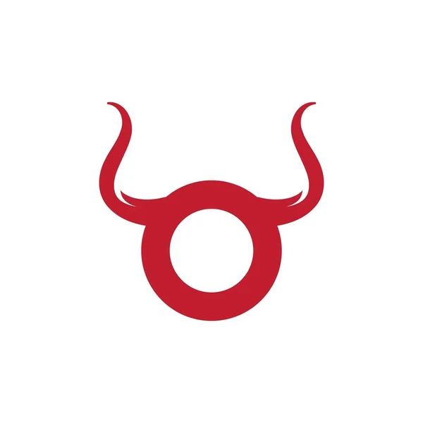 Taurus Logo Sjabloon vector pictogram illustratie ontwerp — Stockvector