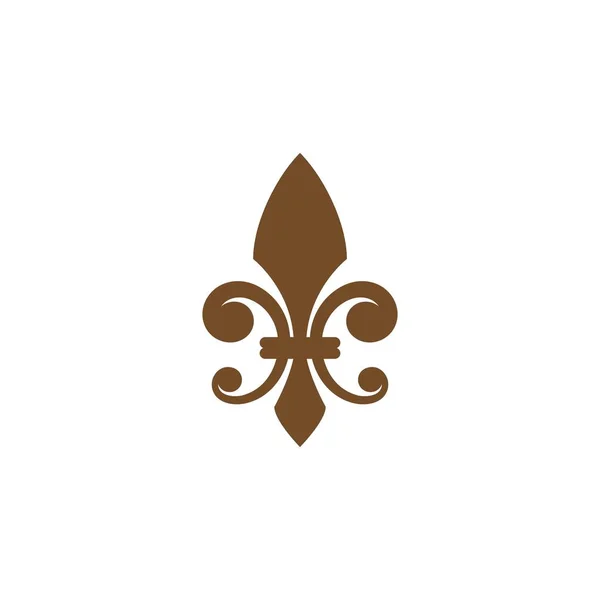 Fleur de lis Vektor Icon Design — Stockvektor