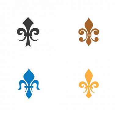 Fleur de lis vektör simgesi tasarımı