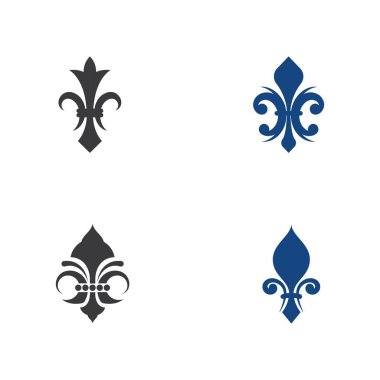 Fleur de lis vektör simgesi tasarımı