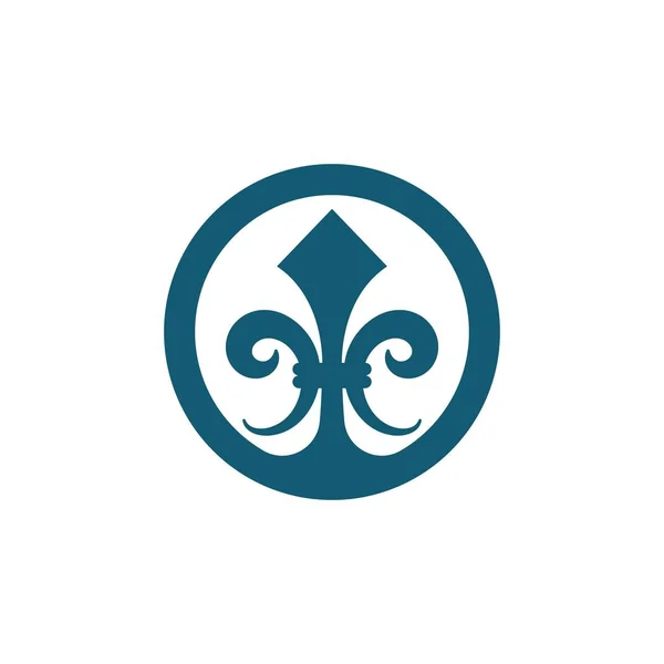 Флер де ліс Векторна іконка дизайн — стоковий вектор