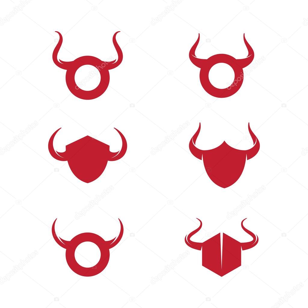 Taurus Logo Template vector icon illustration design