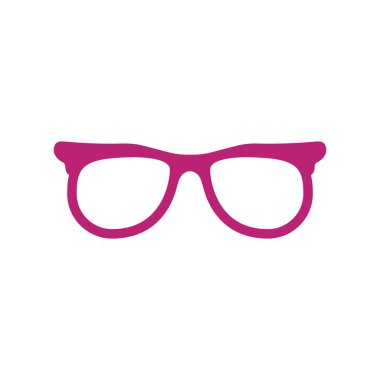 Gözlük sembolü vektör simgesi tasarımı