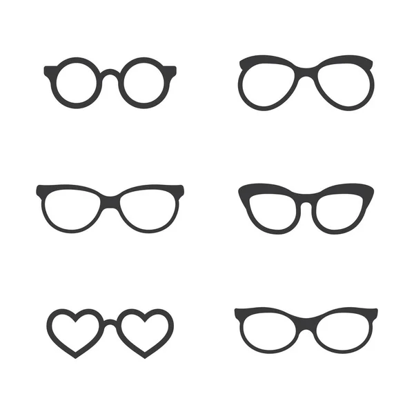 Glasögon symbol vektor ikon design — Stock vektor